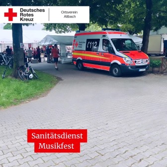 Sanitätsdienst Musikfest